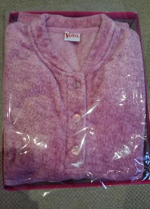 Женская теплая пижама l