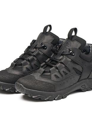 Тактические демисезонные кроссовки мембрана winterfrost -5 +21 черные tsh2