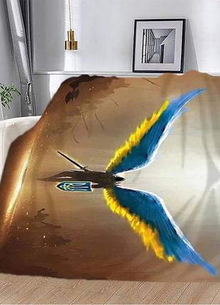 Плюшевый плед 3д 135х160 арт: 2491 s-ma tsh2