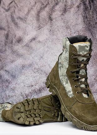 Тактичні берці з ступінатором олива-піксель ( з замочком ) tsh2
