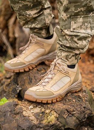 Тактические летние кроссовки цвета боевой койот tsh2