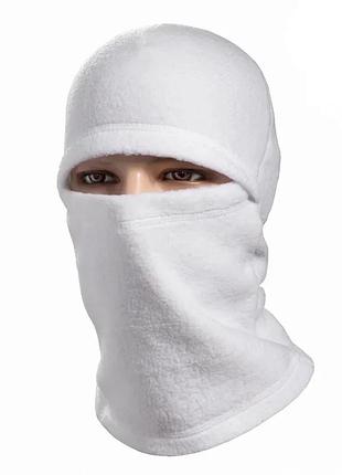 Балаклава подшлемник флисовая цвет белый tsh2