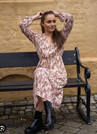 Шифоновое платье платье шифон миди хл