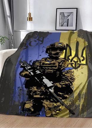 Плюшевый плед 3д 135х160 арт: 2313 s-ma tsh2