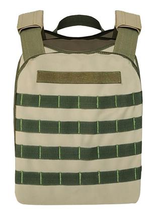 Плитоноска ukr cossacks 1.0 бежева, стропи molle, cordura 1000d tsh2