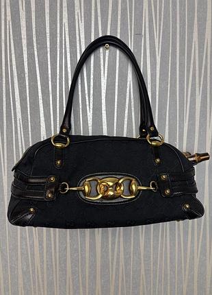 Сумка gucci з полотна horsebit 1955 року