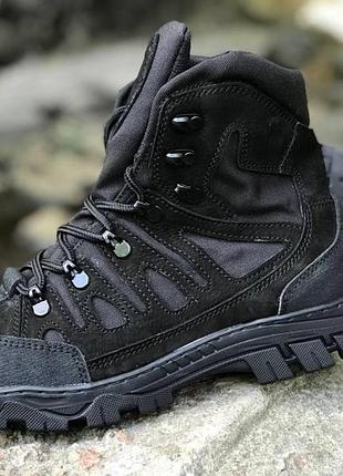 Тактические зимние ботинки slimtex до -25 черные. tsh2