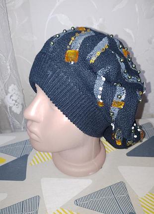 Берет одинарный демисезонный