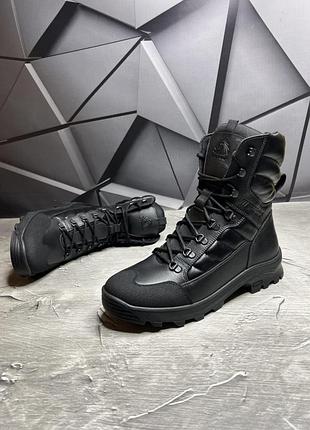 Тактичні демісезонні берці мембрана чорні tsh2