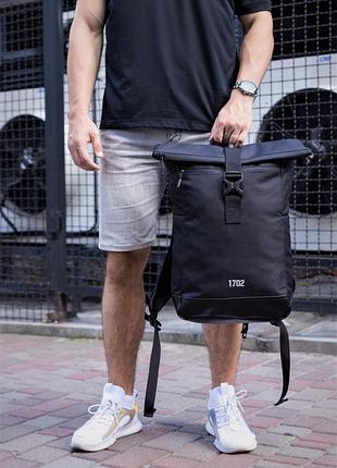 Вмісткий стильний молодіжний повсякденний рюкзак роллтоп міський стиль для дівчат та хлопців універсальний without tsh2