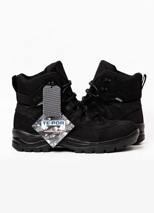 Тактические демисезонные ботинки мембрана te-por® -15 +21 с кевларом black tsh2