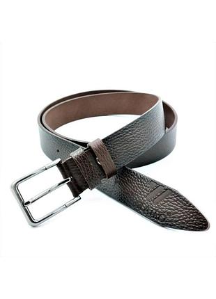 Шкіряний чоловічий ремінь weatro 115-120 см колір темно-коричневий m-kozh33-wtrua-0029 tsh2