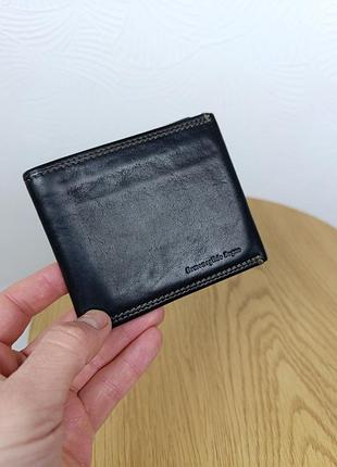 Чоловічий шкіряний гаманець портмоне ermenegildo zegna