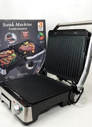 Контактный прижимной гриль raf r.238 с антипригарным покрытием 2200 вт tsh2