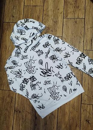 Фирменная худи на флисе h&amp;m 8-9 лет
