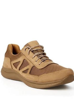 Кросівки тактичні літні нубук з 3d-сіткою койот tsh2