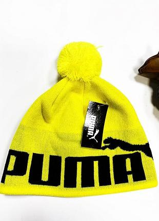 Шапка puma w22 жовта tsh2