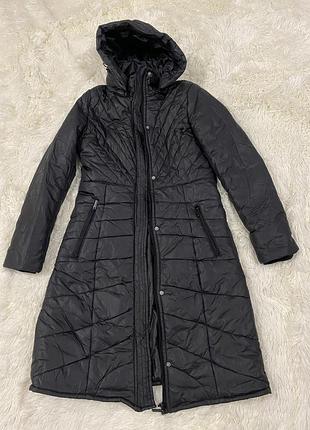 Стьобане утеплене пальто