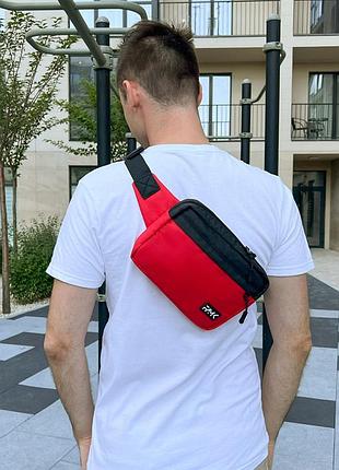 Сумка на пояс r3 красная/черная tsh2