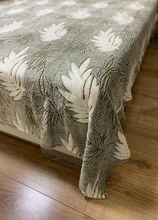 Покрывало облачко полутораспальное зеленая папорот s-ma tsh2