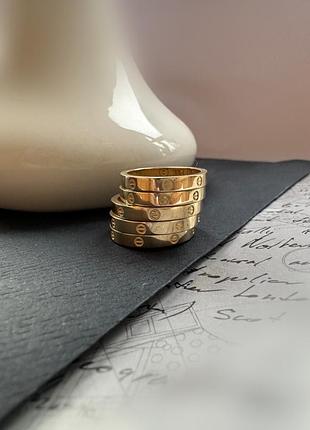 Ns.jem🌸 трендові каблучки в стилі відомого бренду золото 585 європа