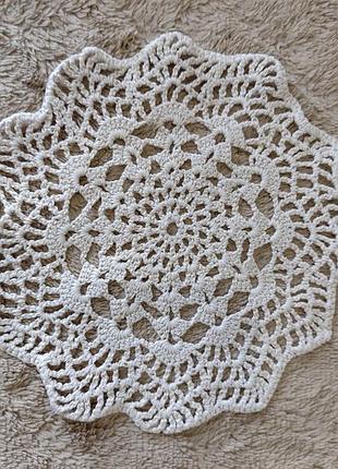 Салфетка вязаная крючком.
