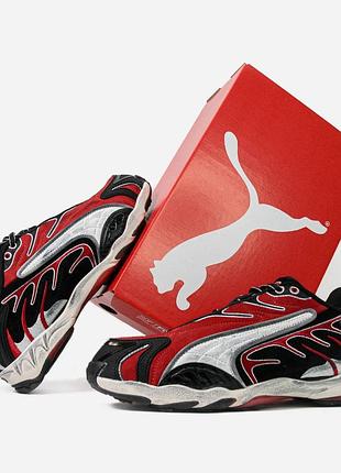 Puma inhale x a$ap rocky black pop red
