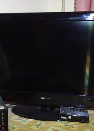 Full hd телевизор saturn 80 сантиметров диагональ 
коробка паспорт пульт управления
