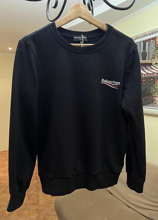 Жіночий худі  balenciaga size s m стан ідеальний насичено чорний колір