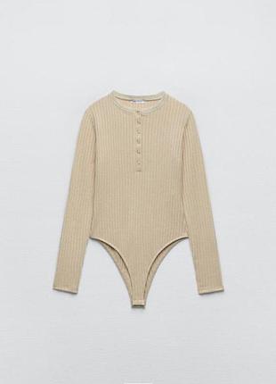 Боді zara в рубчик
