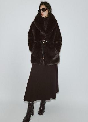 Шуба zara преміум