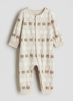 Дитячий новорічний чоловічок h&m бежевий (25111701)