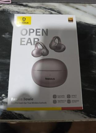 Baseus bowie mc1 pro — це бездротові навушники відкритого типу (open-ear true wireless earbuds)