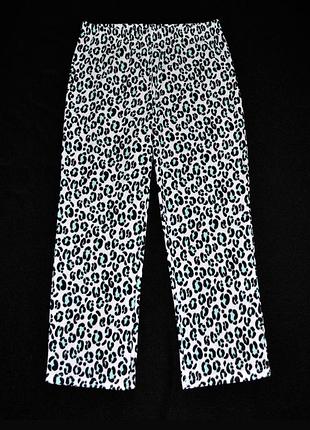 Теплые флисовые пижамные домашние штаны р.2xl\3xl