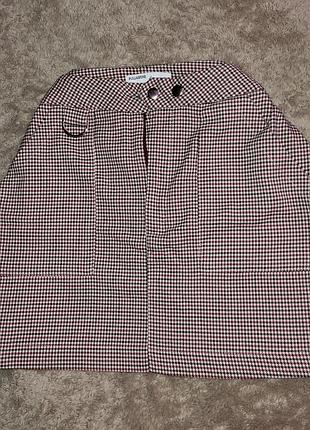 Коротка спідниця в карту