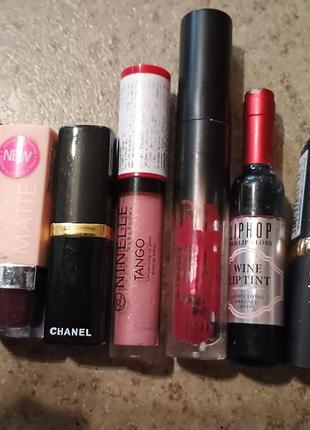 Набор помад и блесков