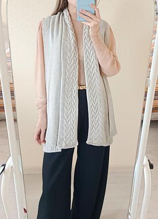 Жилет шерсть, кашемир, ангора massimo dutti