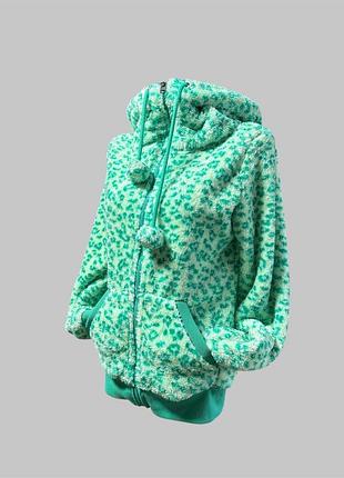 Жіноча плюшева кофта на блискавці розмір м