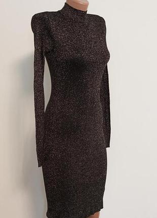 Трикотажна сукня в блестки