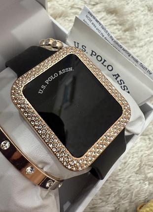 Годинник жіночий u.s.polo assn + браслети led дісплей сенсорний