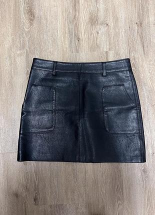 Шкіряна спідниця