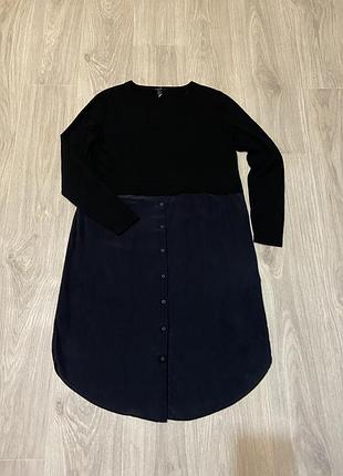 Сукня cos вовна та шовк