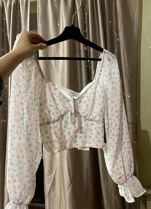 Вкорочена блуза na-kd, нова, з біркою