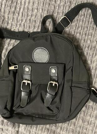 Міні рюкзак чорний