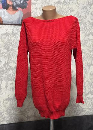 Светр червоний жіночий новий однотонний