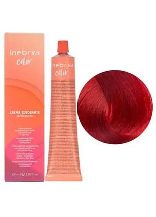 Крем-фарба inebrya сolor red superbooster колор супербустер червоний, 100 мл
