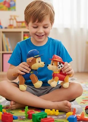 Мягкая игрушка щенячий патруль гонщик