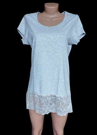 Футболка женская с гипюром