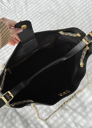 Сумка shopping tote / large quilted leather 7