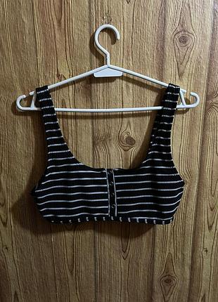 Стильний топ у смужку 🖤🤍